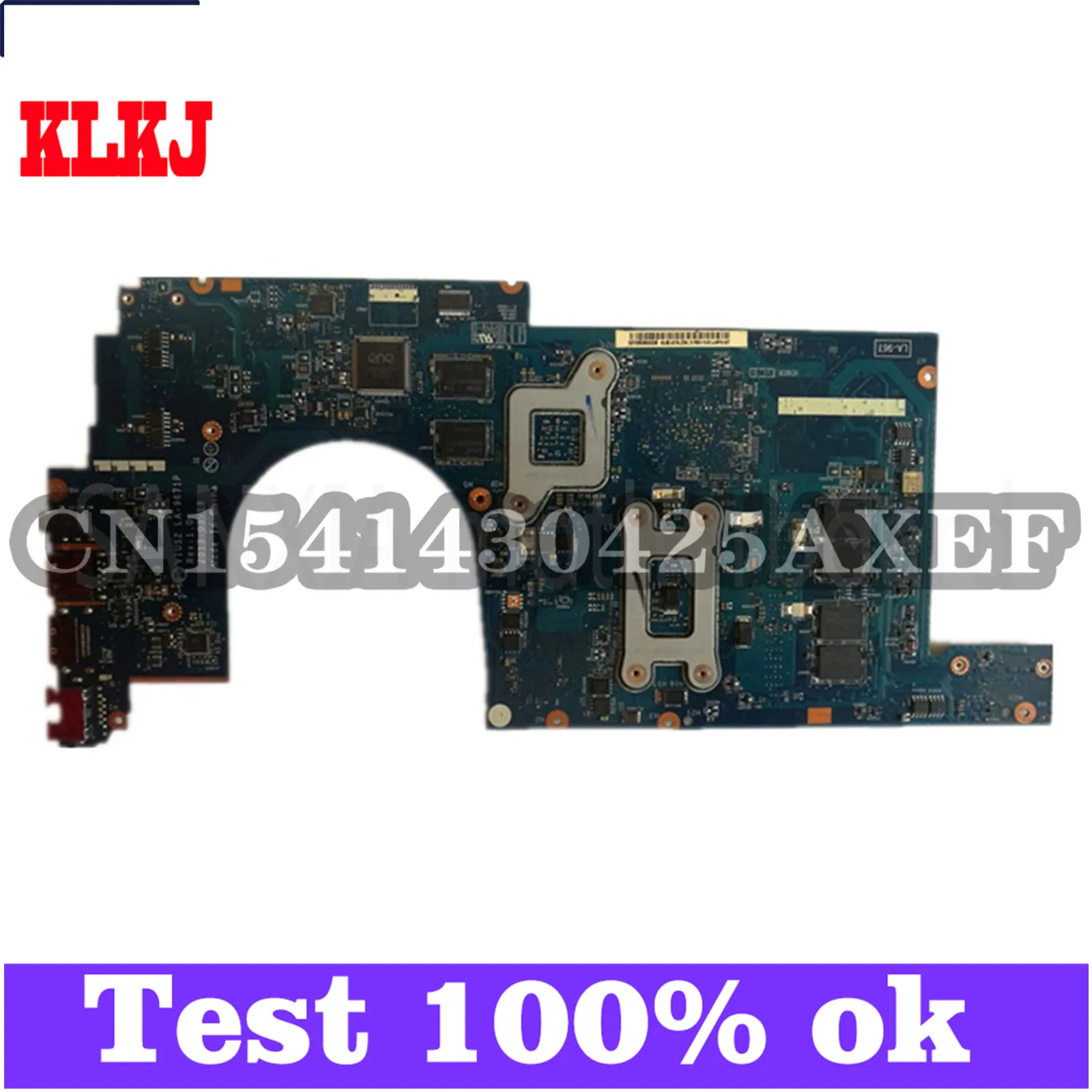 

KLKJ LA-9671P Laptop Motherboard For Lenovo ThinkPad S5-S531 Test Original Mainboard I7-CPU With Video Card