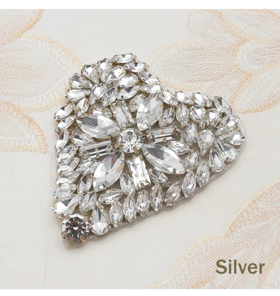 1PC Rhinestone patches sew on crystal rhinestone stones and crystals sewing rhinestones for wedding clothes evening dress | Дом и сад