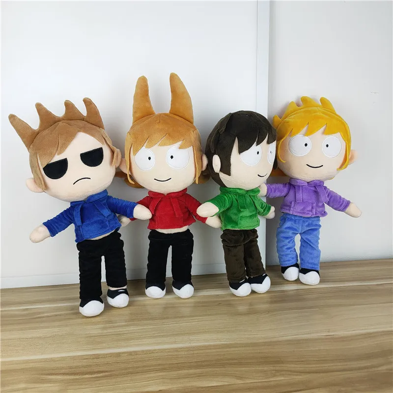 32-38cm новые плюшевые игрушки Eddsworld Stray Kids мультфильм Плюшевые игрушки Каваи Компаньон для взрослых поклонников.