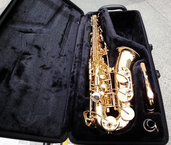 Профессиональный альт саксофон 380 сделано в Японии|Саксофон| |