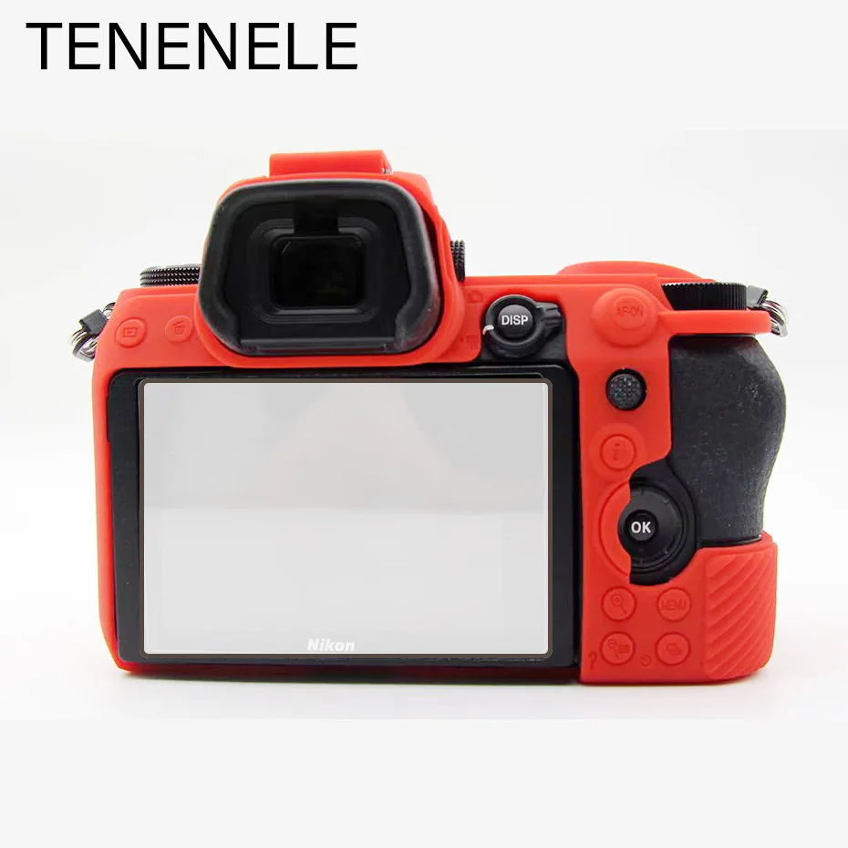 TENENELE сумки для камеры Nikon Z6 Z7 Мягкий силиконовый чехол цветной резиновый защитный чехол для Nikon Z 6/7 прочные аксессуары