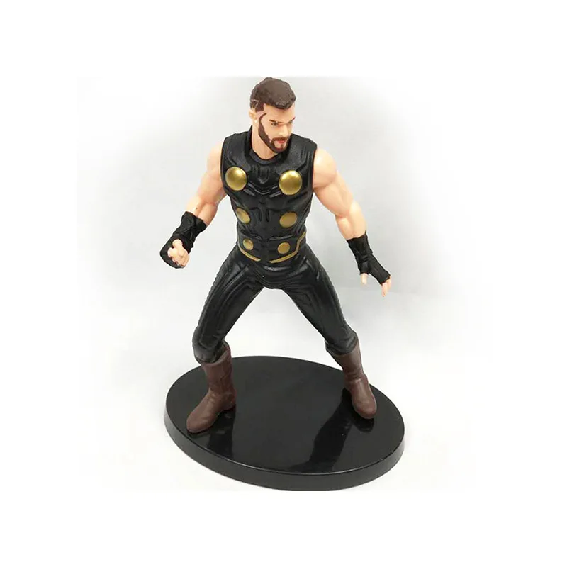 

Marvel Avengers Series Thor Children's Cartoon Anime Toys Handmade Model Character Boy Toy Collection Gift
