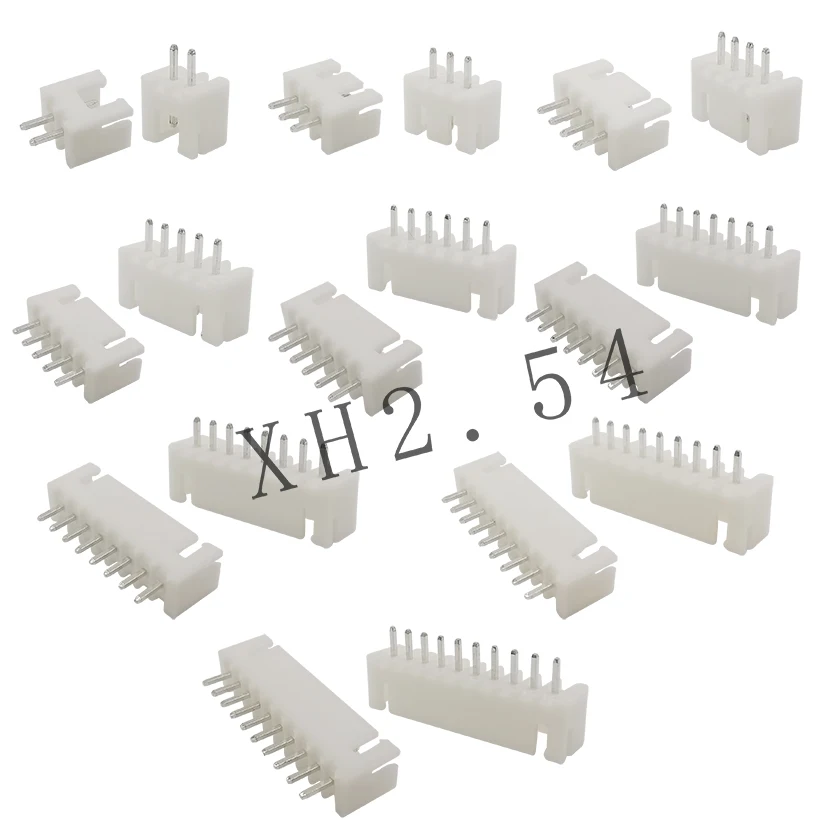 JST XH 2 54 мм 2/3/4/5/6/7/8/9/10 контактный разъем для проводов прямой коннекторы XH2.54 ММ