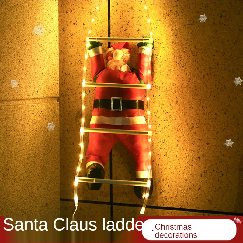 Рождественские украшения украшение для окна светодиодная лампа подъемная