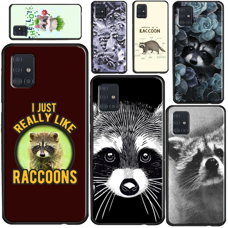 

Animal Raccoon Fox lovely cute Case For Samsung A51 A71 A11 A31 A10 A20 A30S A40 A50 A70 A20e A21S A12 A32 A42 A52 A72