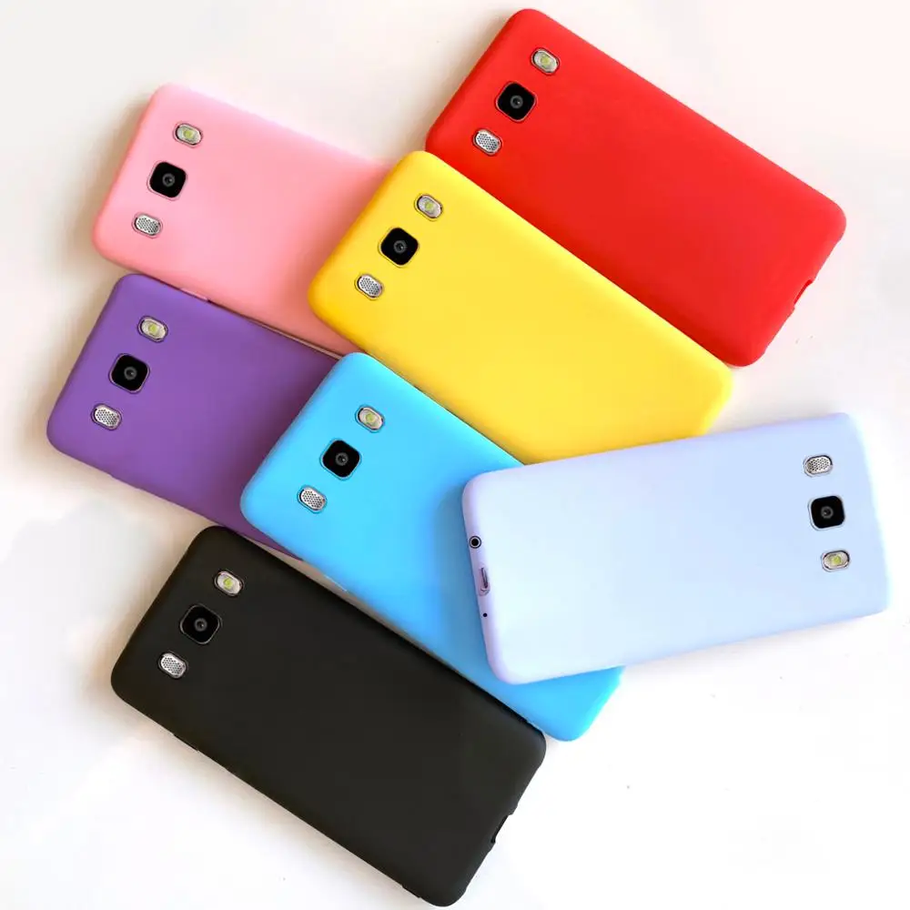 Силиконовый мягкий чехол карамельного цвета для Samsung Galaxy J5 2016 2015 J 5 SM J500 J500F J500FN J510