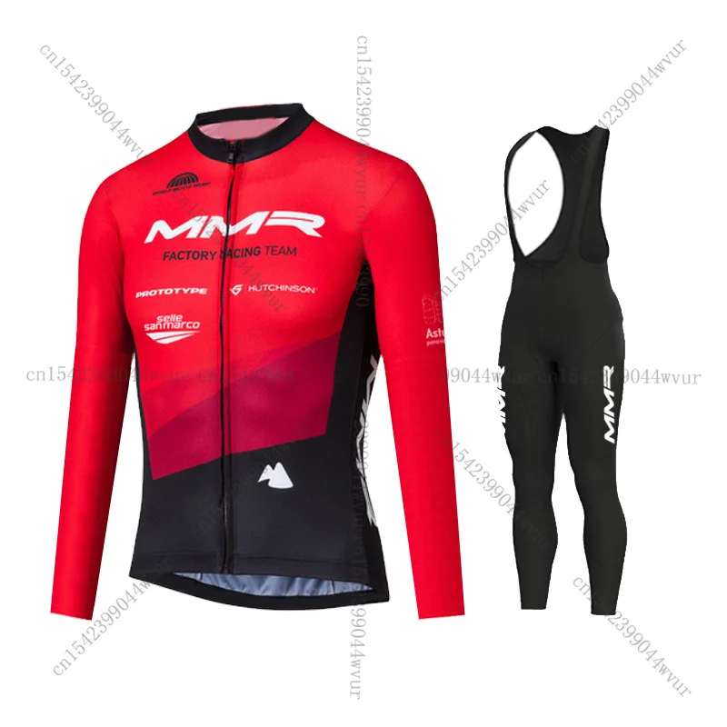 

2021 MMR Bike Team Cycling Jersey Long Sleeve Set Autumn Cycling Clothing Road Bicycle suit Ropa Ciclismo MTB jersey ciclismo