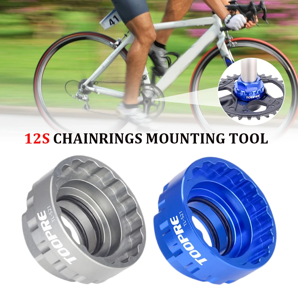

12 Speed Chainrings Mounting Tool Direct Mount Repair Tool Crankset for Shimano M7100/ M8100/ M9100