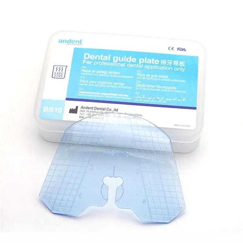 

1Pcs Dental Guide Plate Orthodontic Tooth Arrangement Auxiliary Measuring Tool