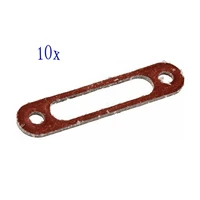 10pcs n10009 browngreen engine plastic exhaust manifold gasket fit for rc 110 nitro model car