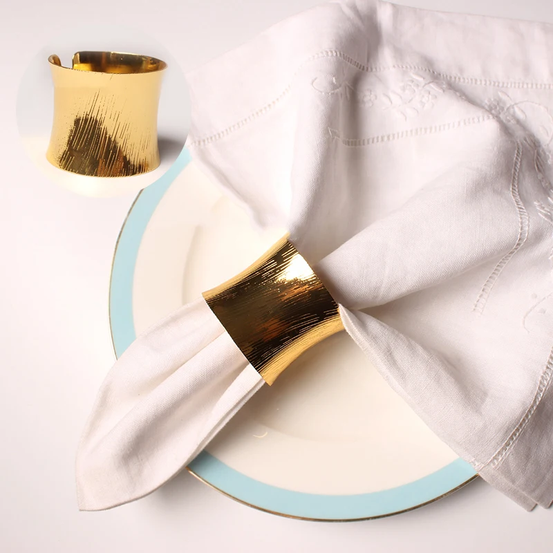 

1 шт. кольцо-держатель для салфеток золотистый Серебристый Металлический Браслет для крещения свадебные принадлежности маленькая Пряжка д...