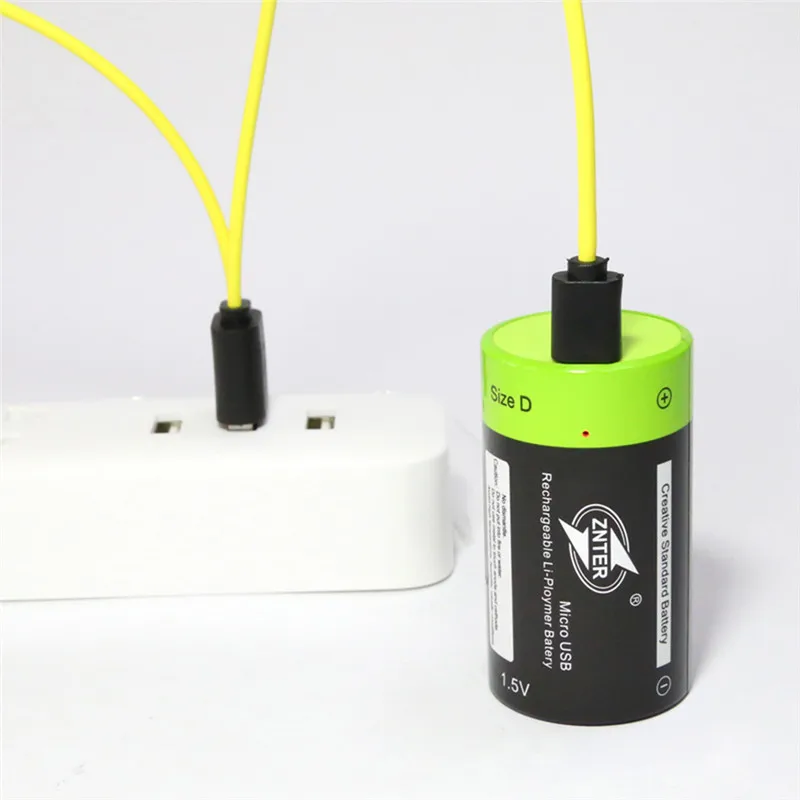 D size 4000mAh Lithium Battery Bateria Pilha Recarregavel 1.5v 2A Rechargeable Multifunctional Li-polymer | Электроника