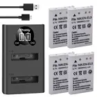 EN-EL5 ENEL5 Батарея  светодиодный двойной USB Зарядное устройство для цифровой камеры Nikon Coolpix P530 P520 P510 P100 P500 P5000 P5100 P6000 3700 4200 Камера