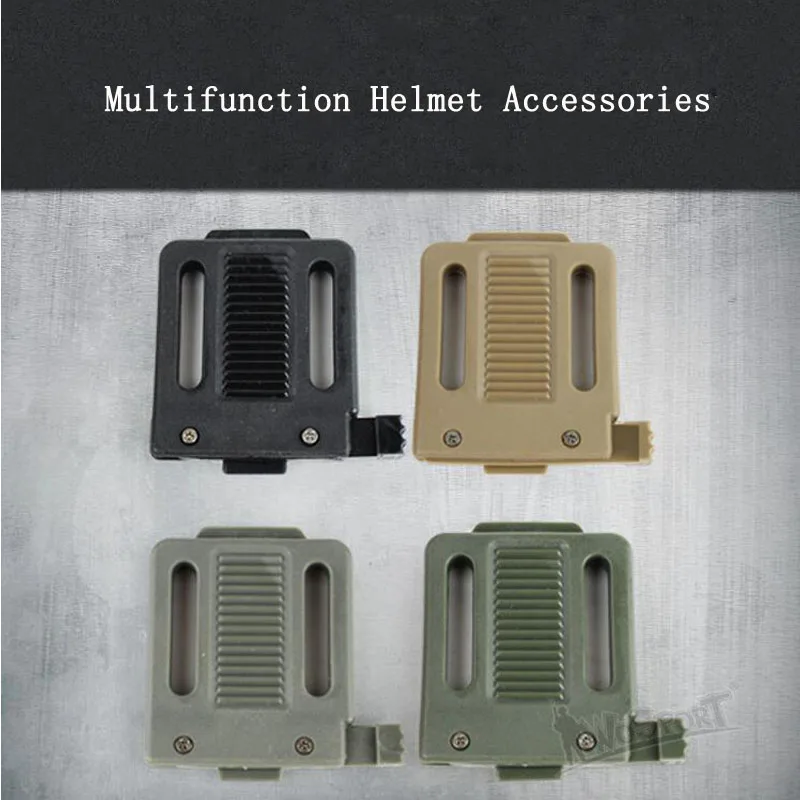 

Multifunctional Device Adapter ABS Military Airsoft Paintball Tactical Helmet Accessories for Hunting Fast Helmet