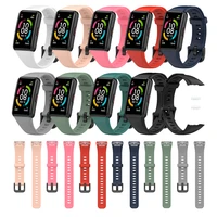 silicone strap for huawei honor band 6 smart watch wristband replacement watch bracelet for huawei honor 6 band strap accessory