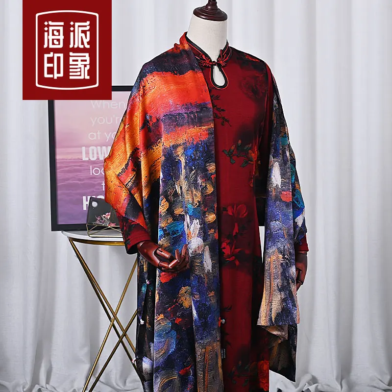 

★High grade silk scarf for mother and woman
