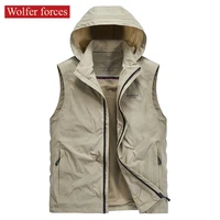 quick drying vest mens spring autumn thin jacket trend sports vest plus oversized sleeveless vest jacket