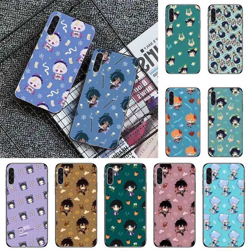 

Genshin Impact cute cartoon game Phone Case For Samsung galaxy A S note 10 12 20 32 40 50 51 52 70 71 72 21 fe s ultra plus