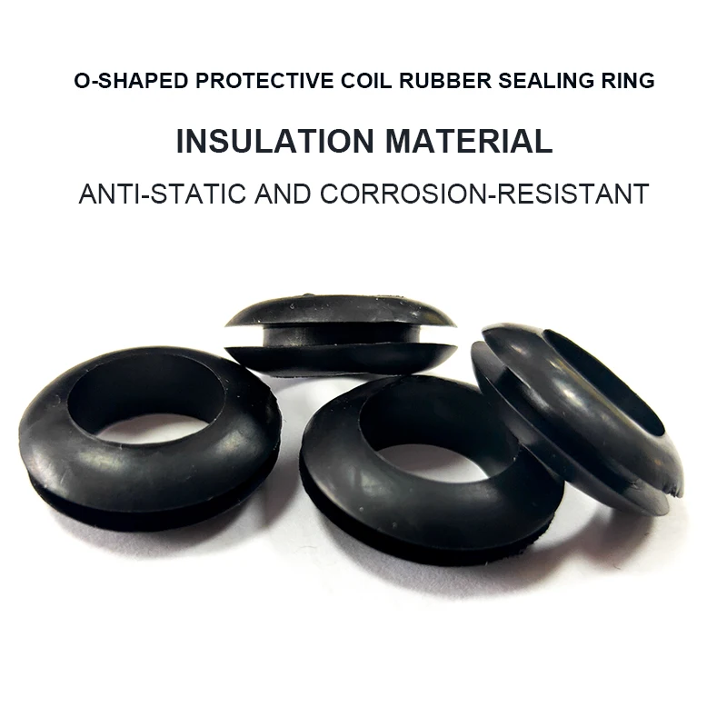 Черная двухсторонняя Защитная катушка/выходное кольцо/резиновое уплотнение/уплотнительное кольцо/Силиконовое уплотнение