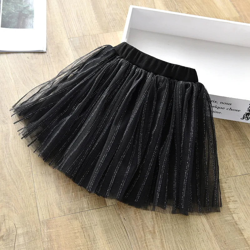 1-6Y Cute Tutu Skirt for Girl Summer Children Floral Plaid Skirts Kids Pink faldas Dance Party jupe Soft Mini Tulle Skirt Girls images - 6