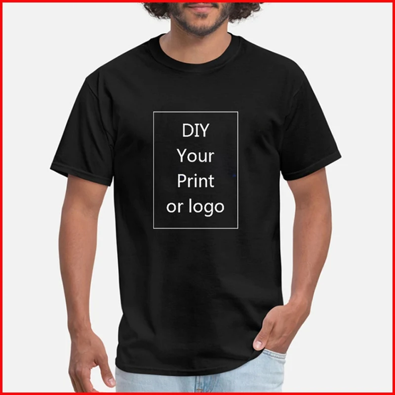 

Customized T-Shirt Men print Photo or Logo Tshirts 100% Cotton Homme Tee Shirt 3XL Summer Men Clothings Plus Size wn0004