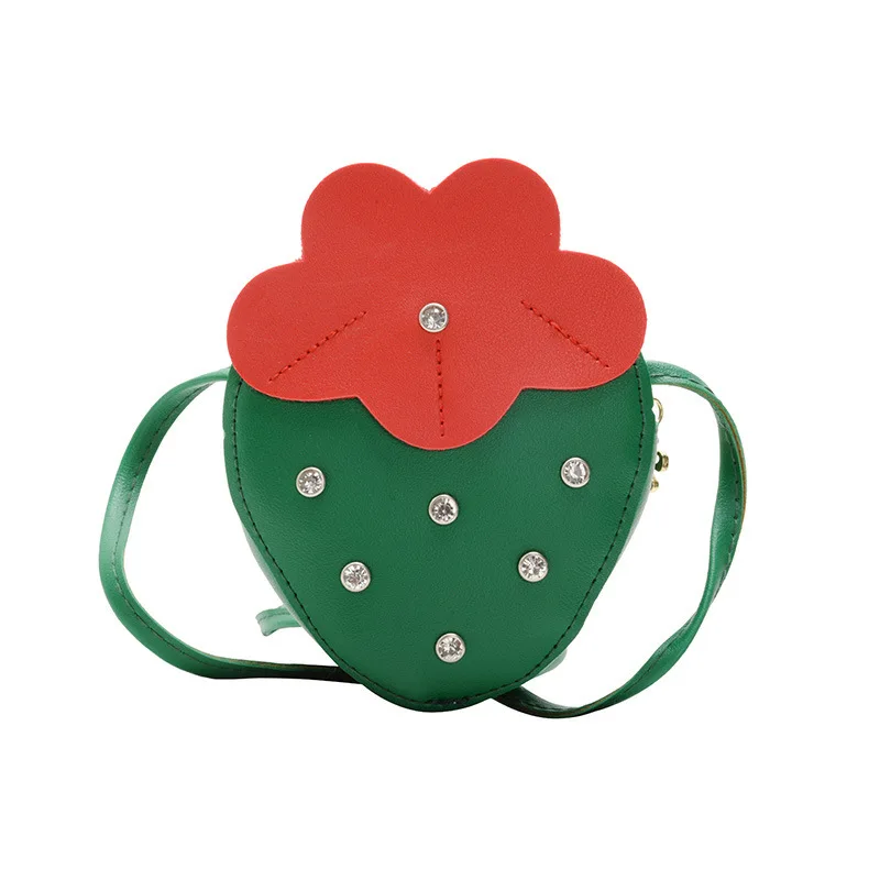 

Designer Bag Cartoon Princess Girl Cute Strawberry One Shoulder Messenger Bag Fashion Foreign Style Change Accessories Bag
