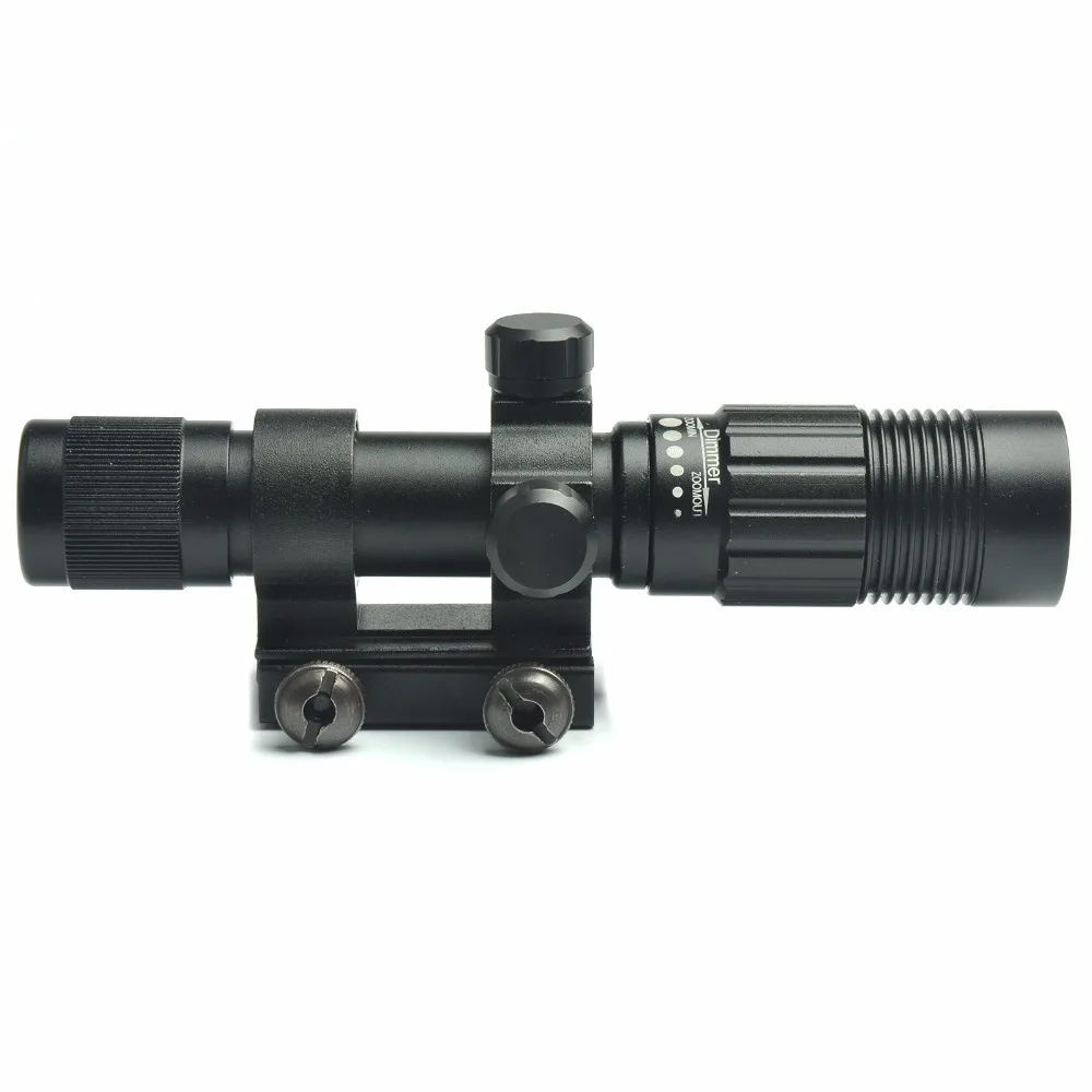 Регулируемый зеленый лазерный прицел и фонарик/осветитель/фонарик подходит для