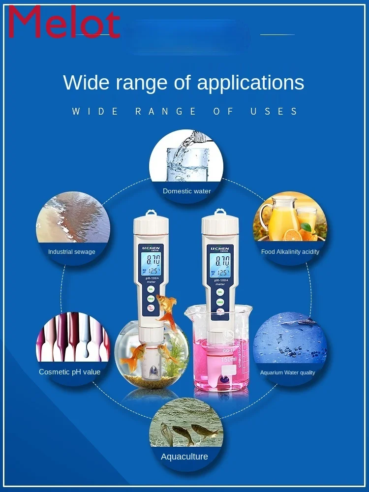 

Water Quality PH Testing Pen Portable Aquarium Fish Tank PH Meter High Precision PH Value Detection Instrument