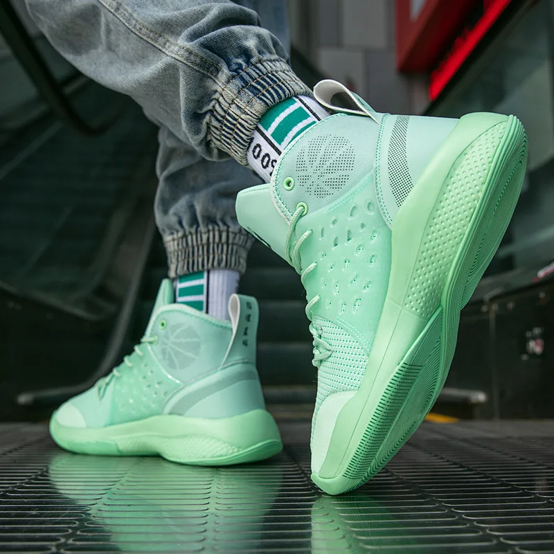 

Men's Basketball Shoes 2021 Unisex Street Basketball Culture Sports Shoes High Quality Sports Shoes Women's Couple Sizes
