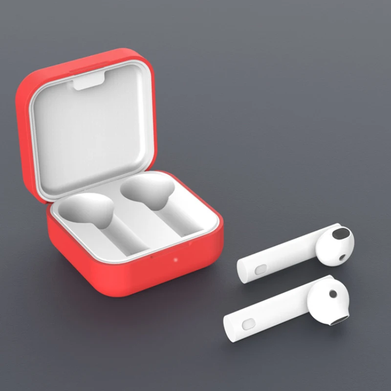Силиконовый чехол для Xiaomi Air2 SE Mi Airdots Pro2 мягкий противоударный наушников Air 2 TWS |