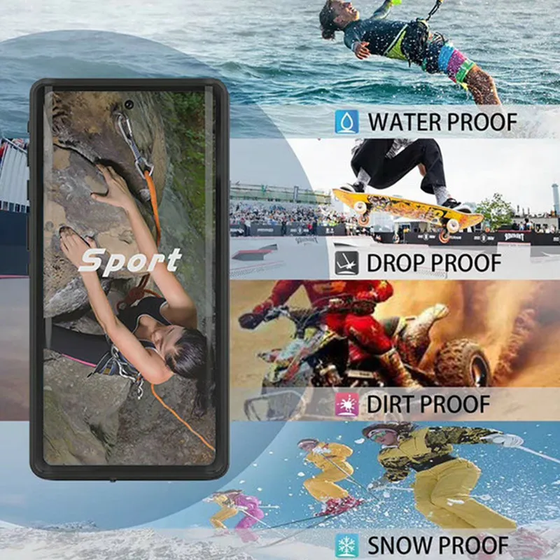 Водонепроницаемый Чехол IP68 для Samsung Note 10 plus 8 9 плавания водонепроницаемый чехол