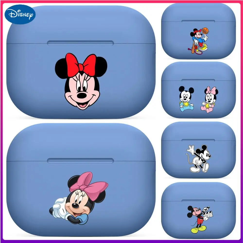 

Minnie Mickey Mouse blue For Airpods pro 3 case Protective Bluetooth Wireless Earphone Cover For Air Pods airpod case air pod Ca