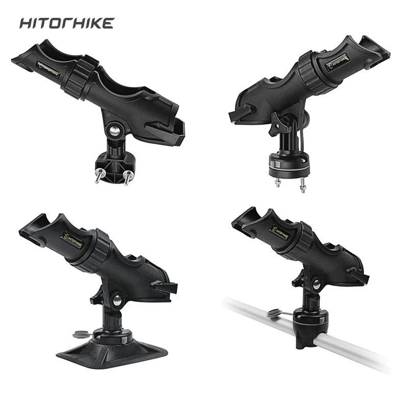 Fishing Support Rod Holder Side Port or deck port Mounting fish rod holder 360 Degree Rotatable Rod Holder With Screws For Boat