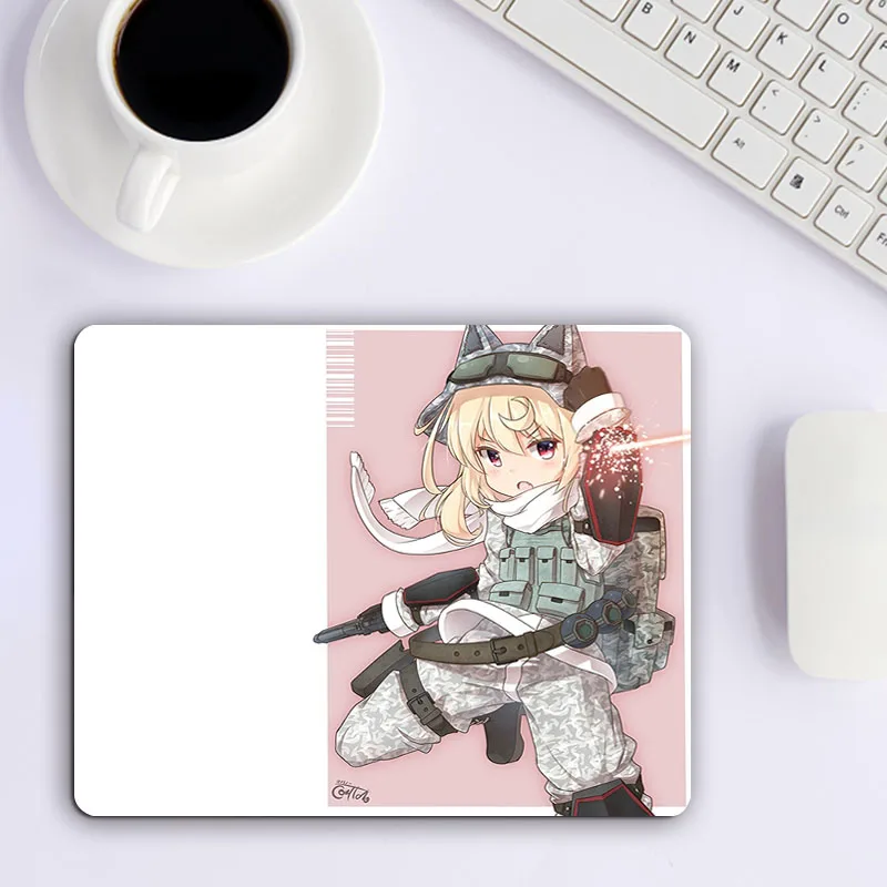 

Small Mouse Pad With Cartoon Pattern of Flandre Scarlet Mousepad Anime Mat Laptop Gamer Rug Gaming Computer Table Gamer Pc