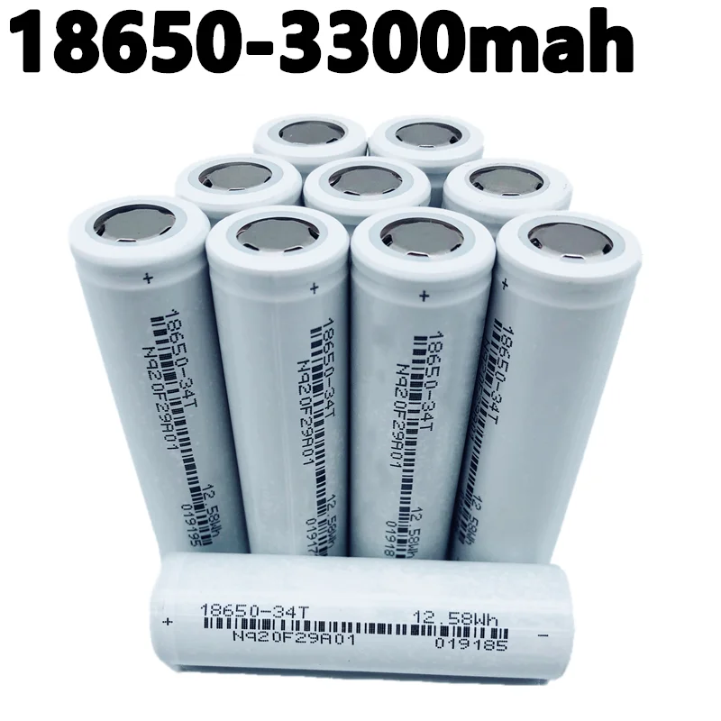

100% original 18650 battery 3300mah INR18650 3.7V Rechargeable battery Li ion lithium ion 18650 30a large current 18650 VTC7