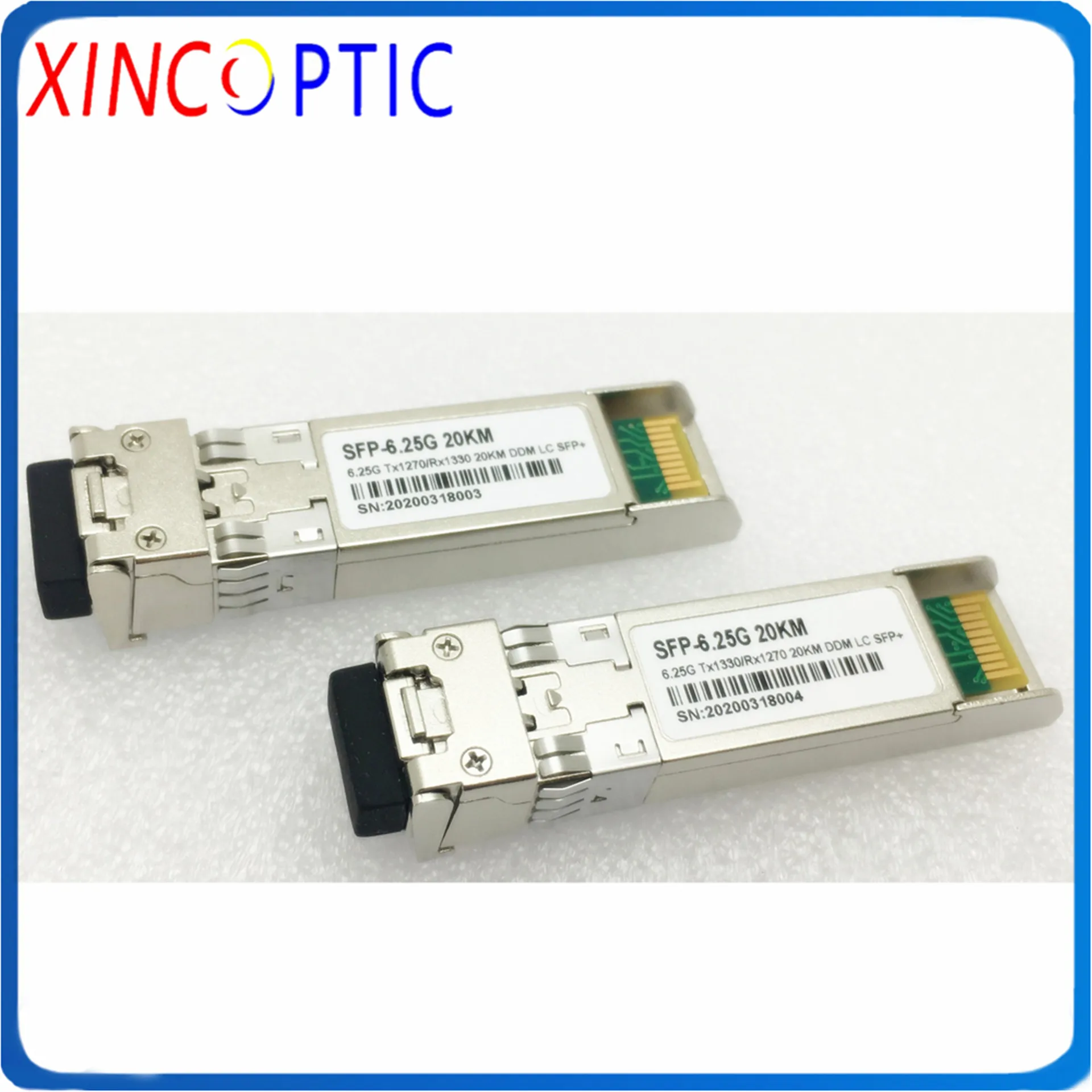 6G одноволоконный SFP + трансивер 6 25 Гбит/с 1270/1330nm 20 км одномодовый Simplex SM BIDI DDM LC