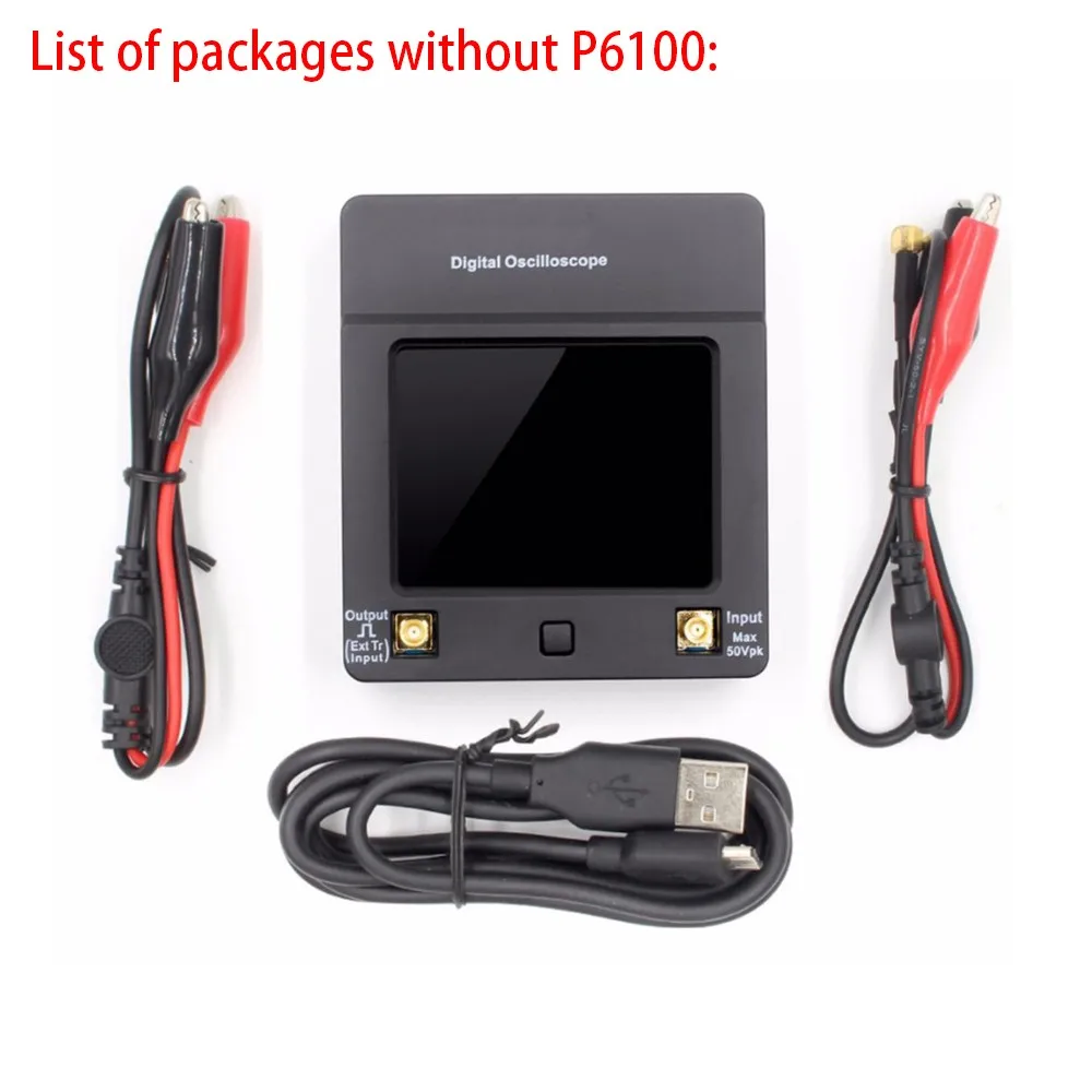 

DSO112A Digital Oscilloscope Handheld Portable TFT Wave Tester Multimeter 2MHz 5Msps Mini Touch Color Screen USB Builtin Battery