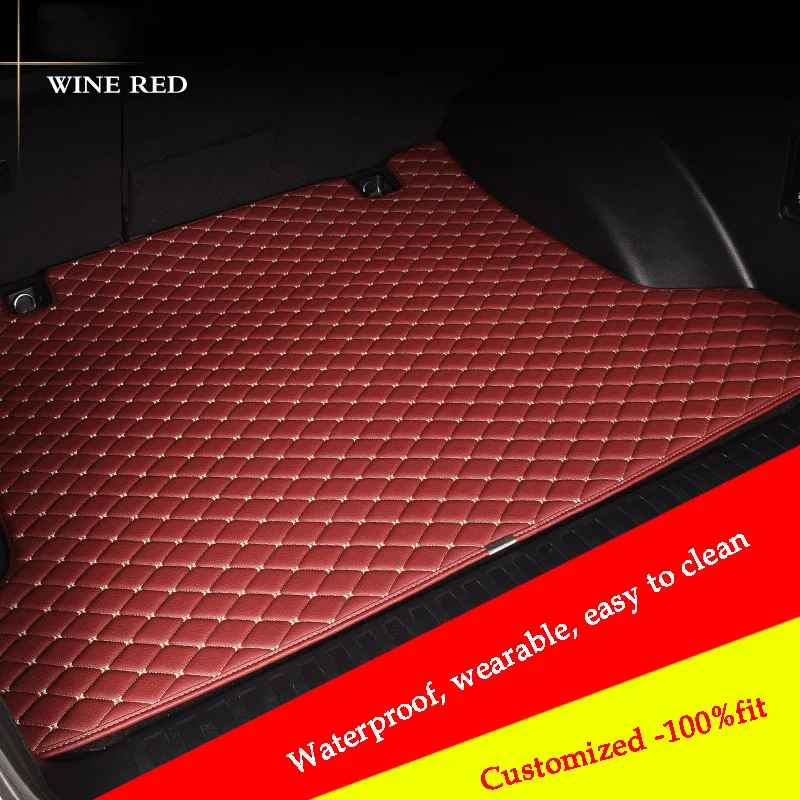 

custom car mat trunk For Renault Koleos megane Scenic Nuolaguna latitude car accessories car-styling Diamond trunk mat