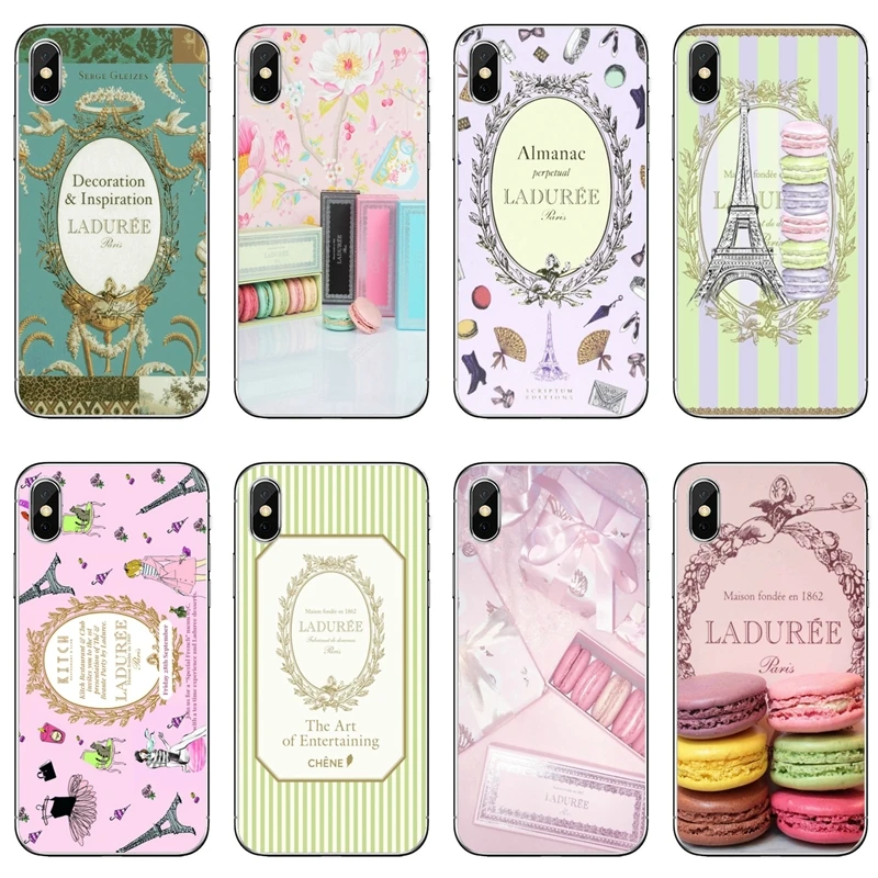 Мягкий чехол сумка для Samsung Galaxy Note 10 9 8 5 4 S10E S10 Lite S9 S8 S7 S6 Edge Plus S5 S4 Mini Paris Laduree