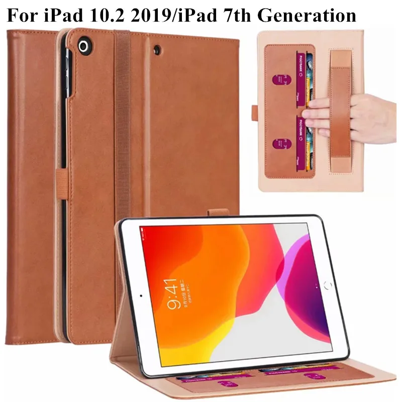Для нового iPad 10 2 2019 7 го поколения Чехол с карандашом для планшета чехол магнитной