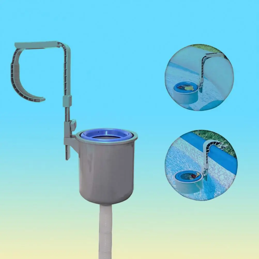 

2021 Creative Pool Surface Skimmer Wall Mount Swimming Pool Filter Automatic Clean Leaves Skimm Absorb Debris Pool Clenaing Tool