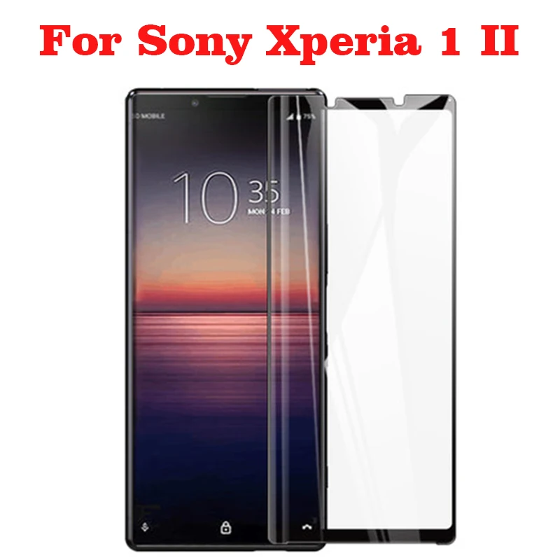 3D изогнутое закаленное стекло для Sony Xperia XZ3 полное покрытие 9H Защитная пленка