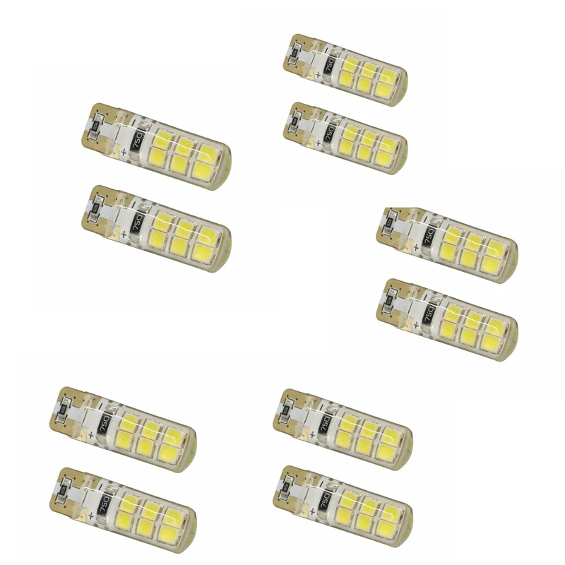 2 шт. автомобильные светодиодсветодиодный лампы Canbus 194 W5W 2835 SMD 12|Сигнальная лампа|