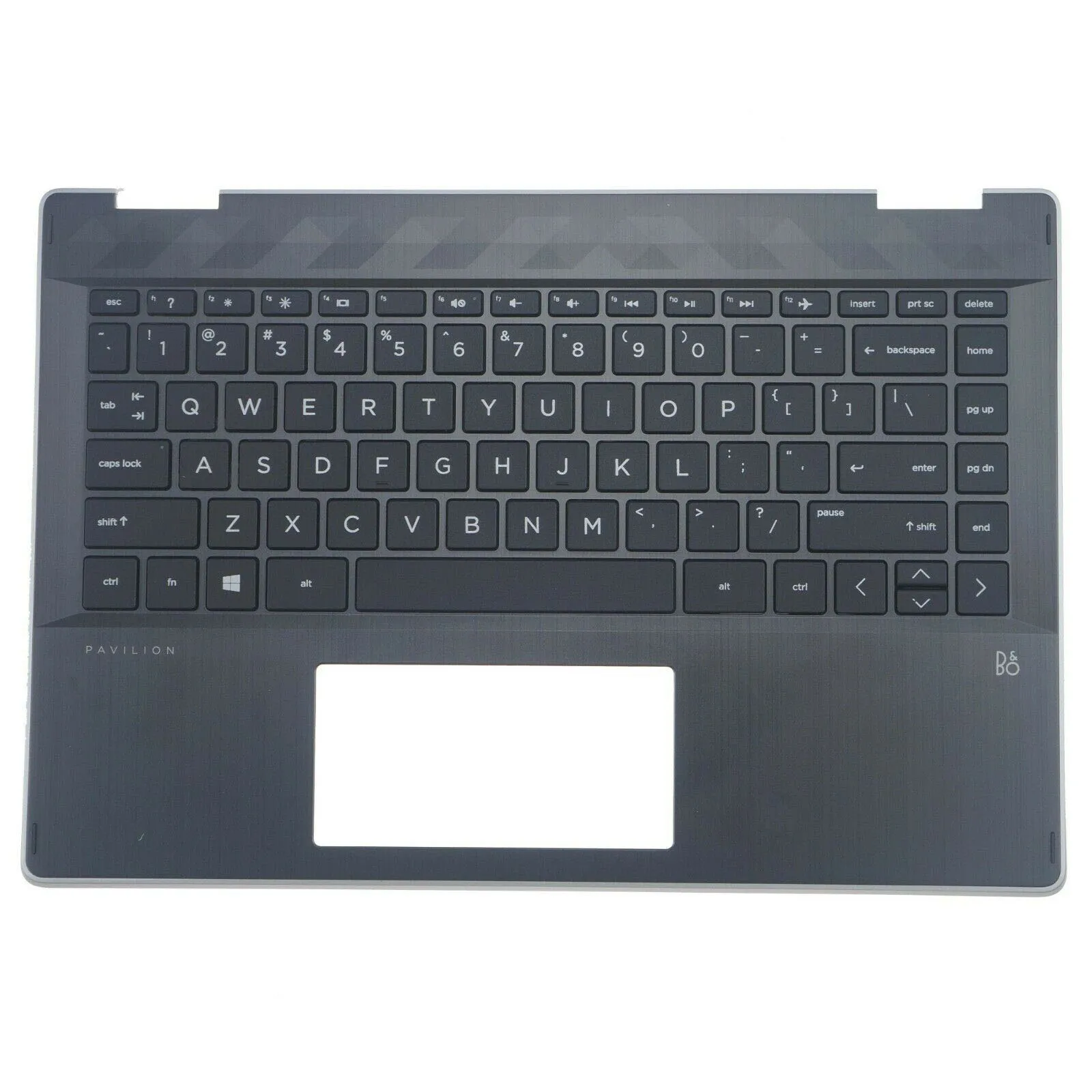 New Palmrest Top Case US Keyboard L53785-001 Blue Edge For HP Pavilion X360 14-DH