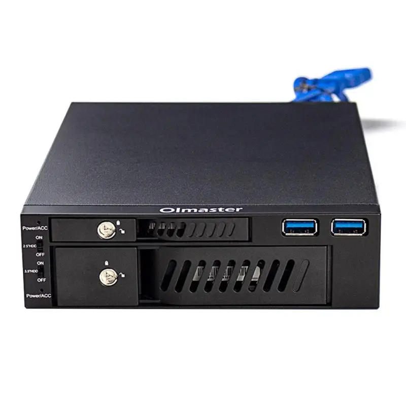 h7jf mr 6203 2 53 5 internal hdd ssd case box dual usb hard disk enclosure for pc free global shipping