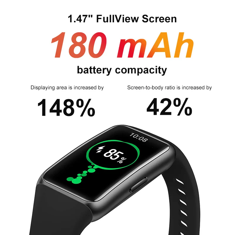 【CODE:PUMPKIN200 2000-200₽】 В наличии Смарт-браслет Huawei Band 6 кислород в крови 1 47-дюймовый