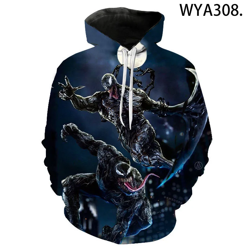 

2021 Spring and Autumn New Men's and Women's Hoodies Fashion Movie 3D Printing Children's Pullover Sweater Casual Coat