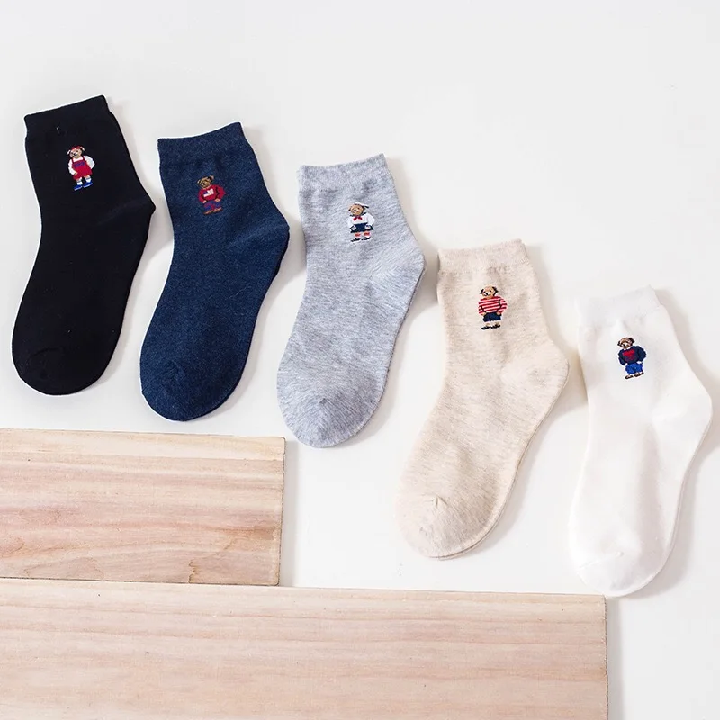 2019 весенние изысканные носки хлопковые впитывающие с изображением Винни Пуха