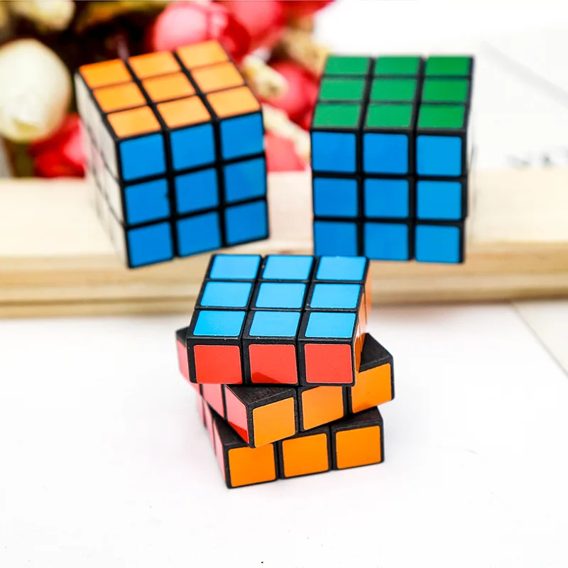 1 шт. крутящийся Новый 3x3x3 магический куб Кубики пазлы без наклеек