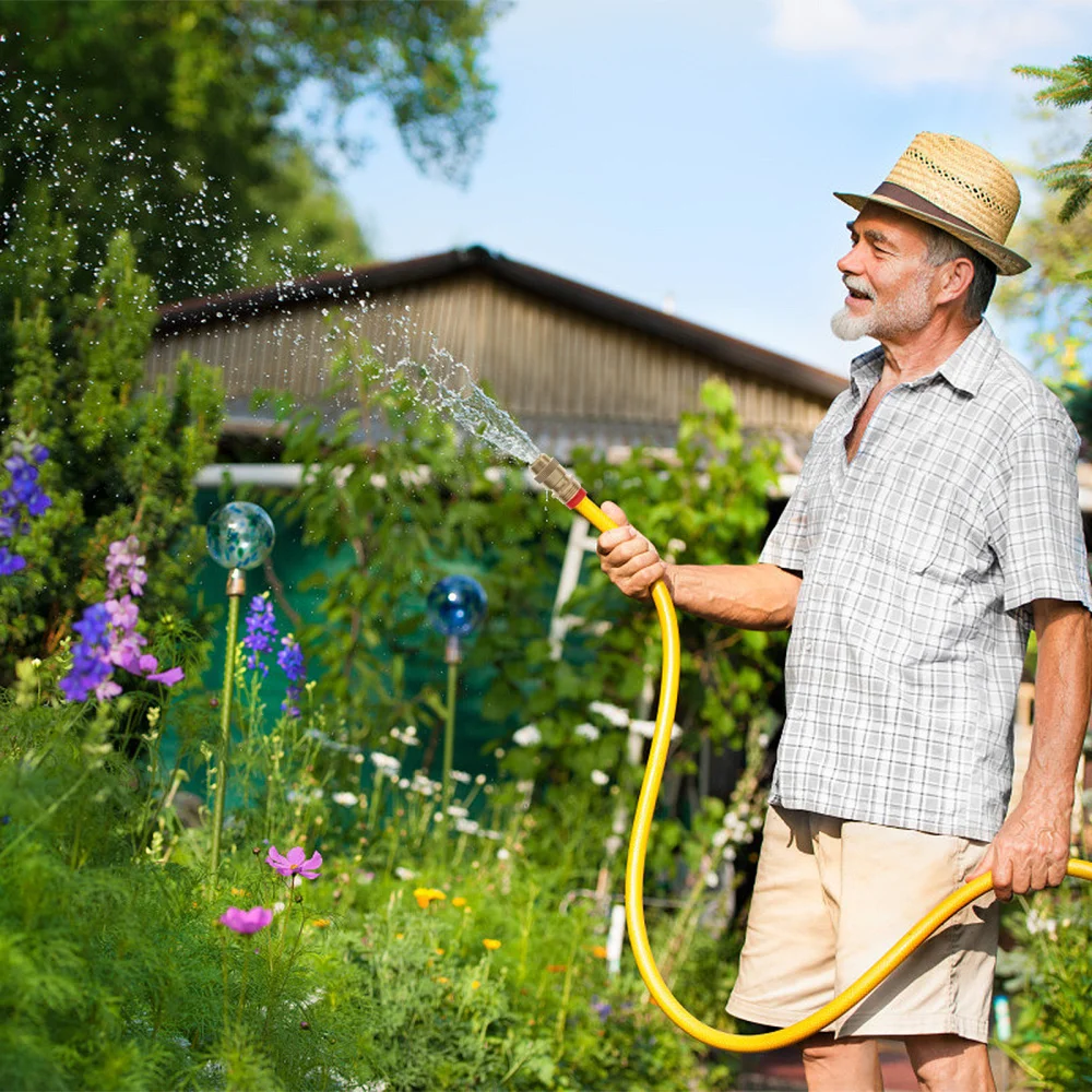 

5Pcs 3/4 Inch High Pressure Hose Nozzle Brass Water Hose Nozzle Garden Sprayer